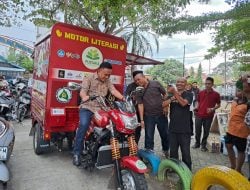 Didampingi Ketua TP PKK Bantaeng, Ilham Azikin Hadiri Launching Buku dan Motor Literasi