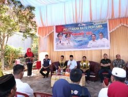 Bupati Bantaeng Ilham Azikin Letakkan Batu Pertama Pamsimas 2023 di Dua Desa